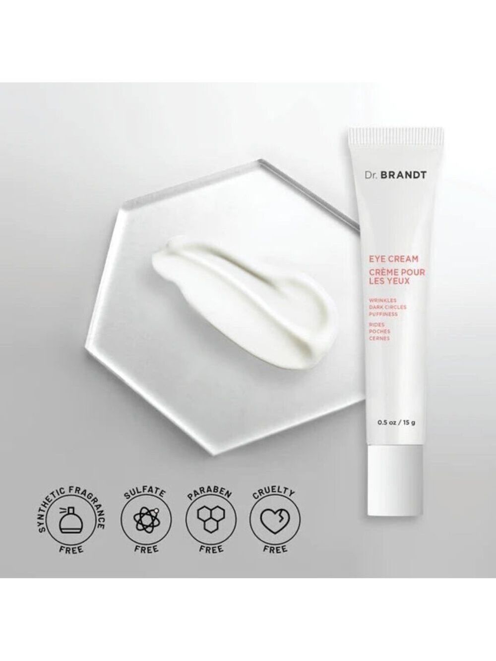 New Dr. Brandt Eye Cream for Wrinkles Dark Circles & Puffiness